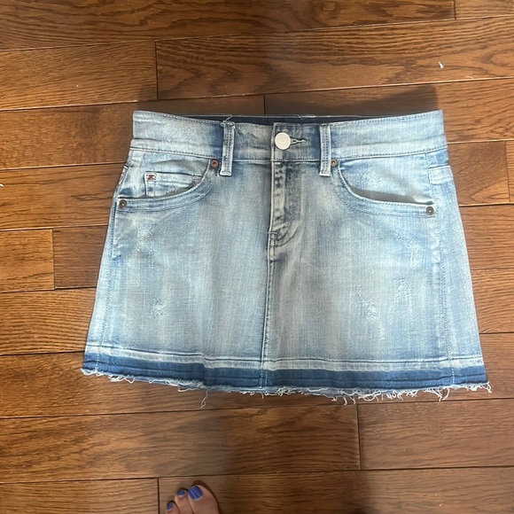 2/$25 - Seven7 Denim Mini Skirt - Size 26 - Unworn - Picture 1 of 9